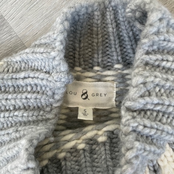 Lou & Grey Turtleneck Knit Fair Isle Sweater - Picture 7 of 8